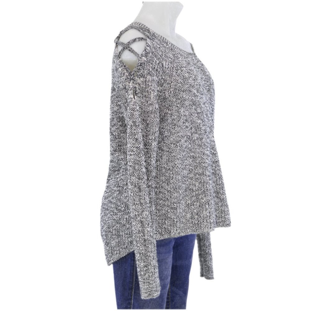 Express Marbled High Low Sweater (M)